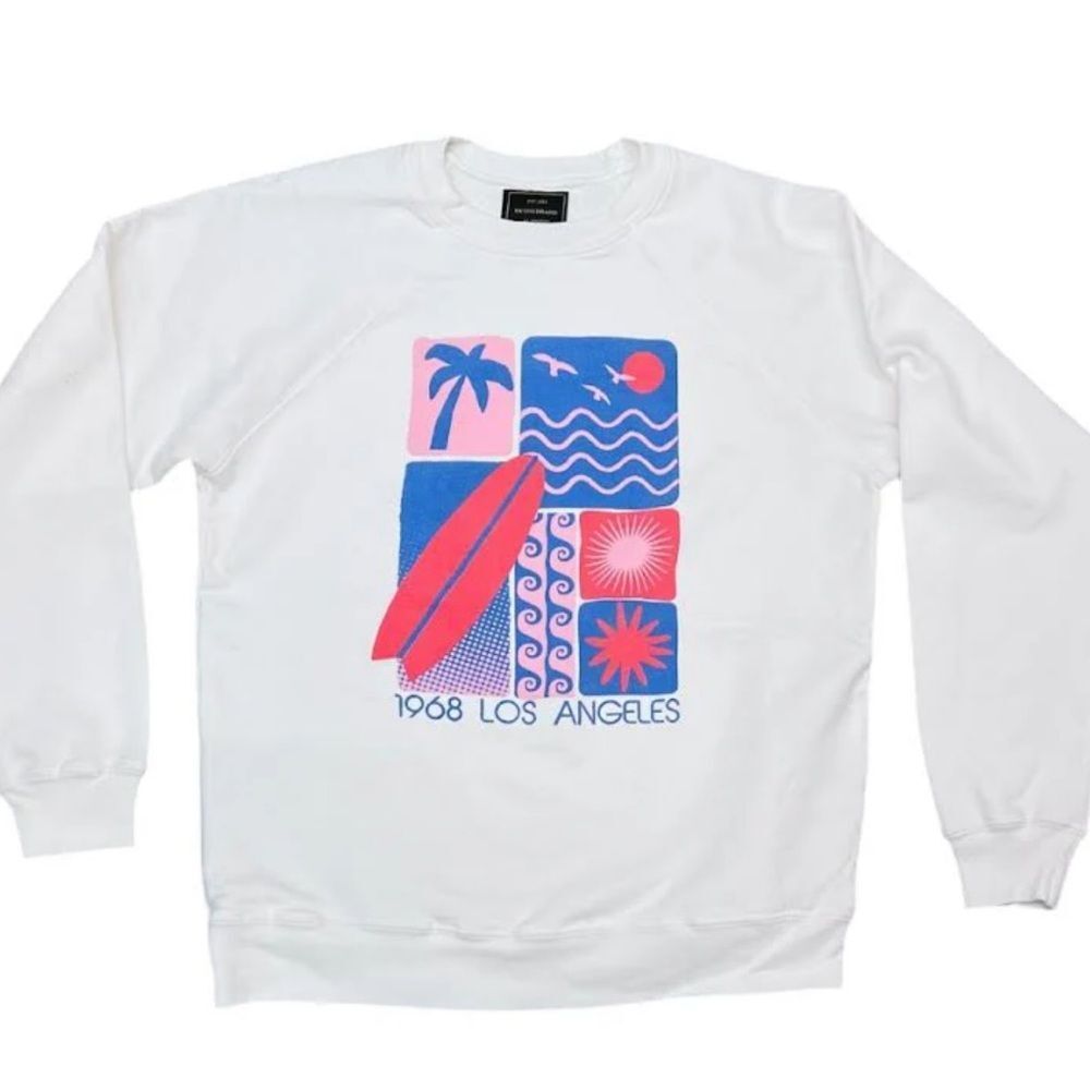 NWOT Free People x Original Retrobrand 1968 Surf Legacy Crewneck Sweatshirt